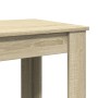 High bar table made of engineered Sonoma oak wood, measuring 102x50x103.5 cm. by , Kitchen and dining tables - Ref: Foro24-85...