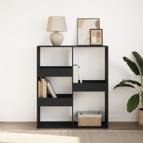 Black shelving/space divider 100x33x115 cm by , Bookcases and shelves - Ref: Foro24-854509, Price: 92,99 €, Discount: %