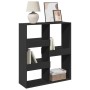 Black shelving/space divider 100x33x115 cm by , Bookcases and shelves - Ref: Foro24-854509, Price: 92,23 €, Discount: %