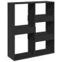 Black shelving/space divider 100x33x115 cm by , Bookcases and shelves - Ref: Foro24-854509, Price: 92,23 €, Discount: %