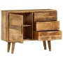 Solid mango wood sideboard 90x30x69 cm by , Sideboards - Ref: Foro24-246789, Price: 348,09 €, Discount: %