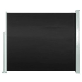 Toldo lateral retráctil 120x300 cm negro de , Sombrillas - Ref: Foro24-45359, Precio: 90,47 €, Descuento: %