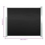 Seitlicher ausziehbarer Sonnenschutz 120x300 cm in Schwarz. von , Sonnenschirme - Ref: Foro24-45359, Preis: 90,41 €, Rabatt: %