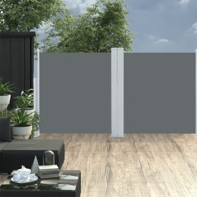 Anthrazitgraues seitliches ausziehbares Markisentuch 120x600 cm von , Sonnenschirme - Ref: Foro24-48450, Preis: 175,99 €, Rab...