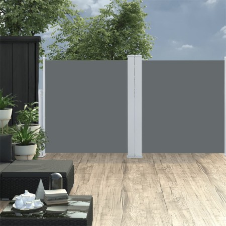 Toldo lateral retráctil gris antracita 120x600 cm de , Sombrillas - Ref: Foro24-48450, Precio: 176,04 €, Descuento: %