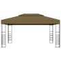 Pergola in Grau-Taupe 3x4 m 180 g/m² von , Zelte und Pavillons - Ref: Foro24-312229, Preis: 253,86 €, Rabatt: %