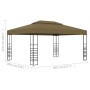 Pergola in Grau-Taupe 3x4 m 180 g/m² von , Zelte und Pavillons - Ref: Foro24-312229, Preis: 253,86 €, Rabatt: %