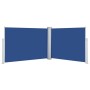 Toldo lateral retráctil azul 120x1000 cm de , Sombrillas - Ref: Foro24-48482, Precio: 67,61 €, Descuento: %