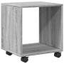 Engineered wood gray Sonoma 37x33x42.5 cm wheeled cabinet by , Side tables - Ref: Foro24-853133, Price: 31,51 €, Discount: %