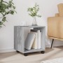 Engineered wood gray Sonoma 37x33x42.5 cm wheeled cabinet by , Side tables - Ref: Foro24-853133, Price: 31,51 €, Discount: %