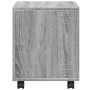 Engineered wood gray Sonoma 37x33x42.5 cm wheeled cabinet by , Side tables - Ref: Foro24-853133, Price: 31,51 €, Discount: %