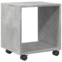 Armario con ruedas madera ingeniería gris hormigón 37x33x42,5cm de , Mesas auxiliares - Ref: Foro24-853131, Precio: 31,04 €, ...