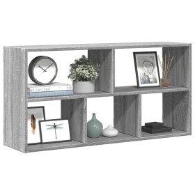 Engineered wood gray Sonoma wall shelf 100x25x50 cm by , Shelves and shelves - Ref: Foro24-853277, Price: 47,42 €, Discount: %