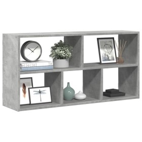 Engineered wood gray concrete wall shelf 100x25x50cm by , Shelves and shelves - Ref: Foro24-853275, Price: 48,68 €, Discount: %