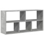 Wandregal aus grauem Beton-Ingenieurholz 100x25x50cm von , Regale und Regale - Ref: Foro24-853275, Preis: 46,19 €, Rabatt: %