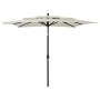 3-tier parasol with sand aluminum pole 2.5x2.5 m by vidaXL, Umbrellas - Ref: Foro24-313836, Price: 73,64 €, Discount: %