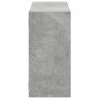 Engineered wood gray concrete wall shelf 100x25x50cm by , Shelves and shelves - Ref: Foro24-853275, Price: 46,19 €, Discount: %