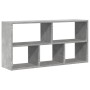 Wandregal aus grauem Beton-Ingenieurholz 100x25x50cm von , Regale und Regale - Ref: Foro24-853275, Preis: 46,19 €, Rabatt: %