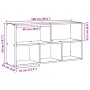 Wandregal aus grauem Beton-Ingenieurholz 100x25x50cm von , Regale und Regale - Ref: Foro24-853275, Preis: 46,19 €, Rabatt: %