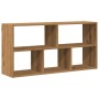 Engineered oak wood artisan wall shelf 100x25x50 cm by , Shelves and shelves - Ref: Foro24-853280, Price: 48,68 €, Discount: %