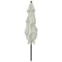 3-tier parasol with sand aluminum pole 2.5x2.5 m by vidaXL, Umbrellas - Ref: Foro24-313836, Price: 73,64 €, Discount: %