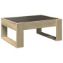 Mesa de centro con Infinity LED roble Sonoma 70x53x30 cm de , Mesas de centro - Ref: Foro24-847632, Precio: 99,85 €, Descuent...