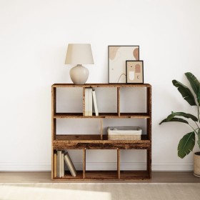 Aged wood shelf/space divider 100x33x94.5 cm by , Bookcases and shelves - Ref: Foro24-854479, Price: 81,69 €, Discount: %