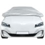 Car cover with silver hooks, medium size, made of PEVA. by , Car Storage Covers - Ref: Foro24-4008959, Price: 22,06 €, Discou...