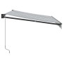 Toldo retráctil aluminio y tela gris antracita y blanco 3x2,5 m de , Toldos - Ref: Foro24-3216108, Precio: 264,91 €, Descuent...