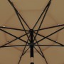 3-level umbrella with a taupe grey aluminum pole, 3.5 m. by vidaXL, Umbrellas - Ref: Foro24-313879, Price: 142,51 €, Discount: %