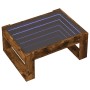 Coffee table with Infinity LED smoked oak 70x53x30 cm by , Coffee table - Ref: Foro24-847634, Price: 99,85 €, Discount: %