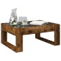 Coffee table with Infinity LED smoked oak 70x53x30 cm by , Coffee table - Ref: Foro24-847634, Price: 99,85 €, Discount: %