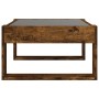 Coffee table with Infinity LED smoked oak 70x53x30 cm by , Coffee table - Ref: Foro24-847634, Price: 99,85 €, Discount: %