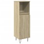 Armario de baño madera contrachapada roble Sonoma 30x30x100 cm de , Muebles de baño - Ref: Foro24-849671, Precio: 59,99 €, De...