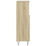 Armario de baño madera contrachapada roble Sonoma 30x30x100 cm de , Muebles de baño - Ref: Foro24-849671, Precio: 59,99 €, De...