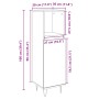 Bathroom cabinet made of oak Sonoma plywood 30x30x100 cm by , Bathroom furniture - Ref: Foro24-849671, Price: 59,99 €, Discou...