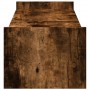 Holz-Bildschirmständer, Eichen-Ingenieurwesen, geräuchert, 100x24x20cm. von , Computersockel und -erhöhungen - Ref: Foro24-85...