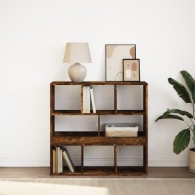 Smoked oak shelving / room divider