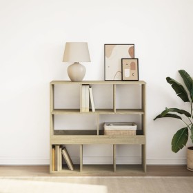 Sonoma oak space divider shelf 100x33x94.5 cm by , Bookcases and shelves - Ref: Foro24-854474, Price: 81,83 €, Discount: %