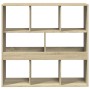 Estantería divisor de espacios roble Sonoma 100x33x94,5 cm de , Librerías y estanterías - Ref: Foro24-854474, Precio: 81,99 €...