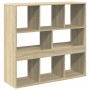 Estantería divisor de espacios roble Sonoma 100x33x94,5 cm de , Librerías y estanterías - Ref: Foro24-854474, Precio: 81,99 €...