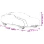 Car cover for Sedan with buckle straps, silver PEVA, XXL. by , Car Storage Covers - Ref: Foro24-4008954, Price: 46,21 €, Disc...