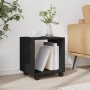 Armario con ruedas madera ingeniería negro 37x33x42,5 cm de , Mesas auxiliares - Ref: Foro24-853129, Precio: 31,77 €, Descuen...