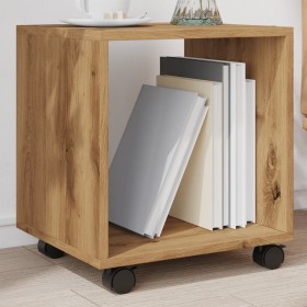 Armario con ruedas madera ingeniería artisian 37x33x42,5 cm de , Mesas auxiliares - Ref: Foro24-853136, Precio: 30,79 €, Desc...