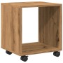 Armario con ruedas madera ingeniería artisian 37x33x42,5 cm de , Mesas auxiliares - Ref: Foro24-853136, Precio: 37,79 €, Desc...