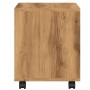 Armario con ruedas madera ingeniería artisian 37x33x42,5 cm de , Mesas auxiliares - Ref: Foro24-853136, Precio: 37,79 €, Desc...