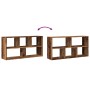 Aged engineered wood wall shelf 100x25x50 cm by , Shelves and shelves - Ref: Foro24-853279, Price: 48,68 €, Discount: %