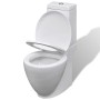 Juego de váter WC y bidé de cerámica blanco de vidaXL, Baños y bidés - Ref: Foro24-270566, Precio: 342,53 €, Descuento: %