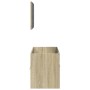 Set de muebles de baño 2 pzas madera contrachapada roble Sonoma de , Muebles de baño - Ref: Foro24-849647, Precio: 79,44 €, D...