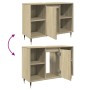 Badezimmerschrank aus Sonoma-Eichen-Ingenieurholz 80x33x60 cm von , Badezimmermöbel - Ref: Foro24-849679, Preis: 78,36 €, Rab...